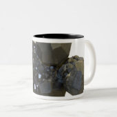 Garnet in natuurlijke vorm tweekleurige koffiemok (Voorkant rechts)