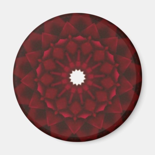 Garnet Kaleidoscope Magneet (Voorkant)