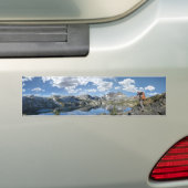 Garnet Lake en Banner Peak - John Muir Trail Bumpersticker (Op auto)