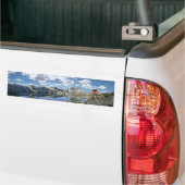 Garnet Lake en Banner Peak - John Muir Trail Bumpersticker (Op Truck)