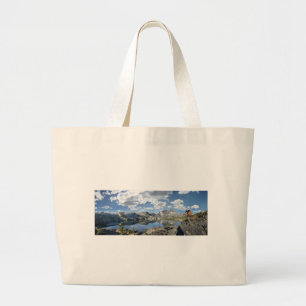 Garnet Lake en Banner Peak - John Muir Trail Grote Tote Bag