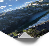 Garnet Lake en Banner Peak - John Muir Trail Poster (Hoek)