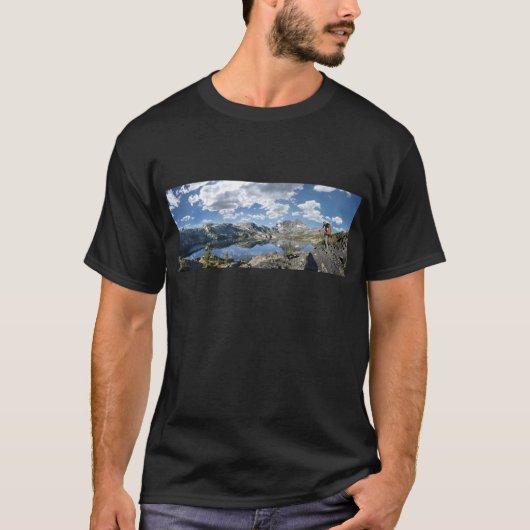 Garnet Lake en Banner Peak - John Muir Trail T-shirt (Voorkant)