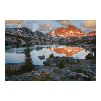 Garnet Lake in de Ansel Adams Wilderness Foto Afdruk