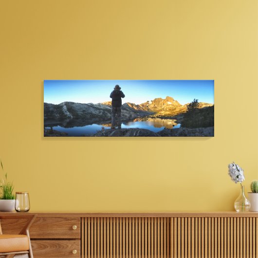 Garnet Lake Sunrise - John Muir Trail Canvas Afdruk (Insitu (Woonkamer))