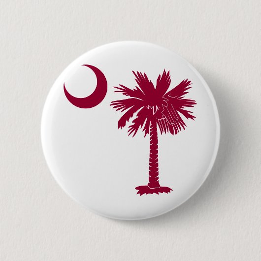 Garnet Palmetto Ronde Button 5,7 Cm (Voorkant)