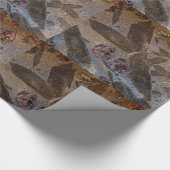 Garnet Staurolite Schist Gift Wrap Cadeaupapier (Hoek)
