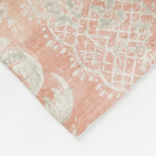 Garnet Weft Fleece Deken (Hoek)