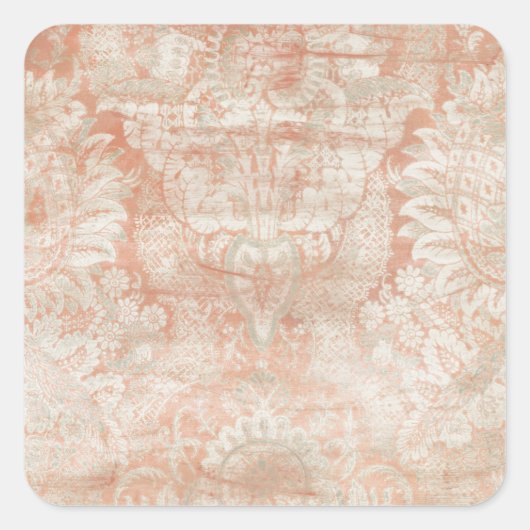 Garnet Weft Vierkante Sticker (Voorkant)