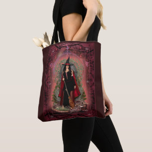 Garnet Witch en Red Dragon Tote Bag