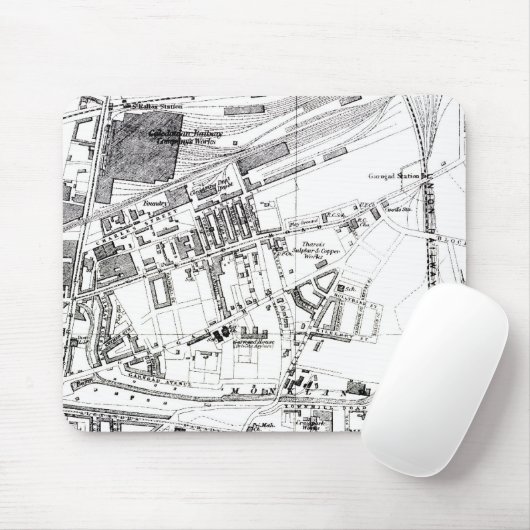 Garngad Glasgow Mouse Mat Muismat (Met muis)