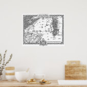 Garon Whited Nightlord Rethven Map Poster (Keuken)