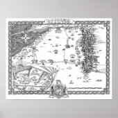 Garon Whited Nightlord Rethven Map Poster (Voorkant)