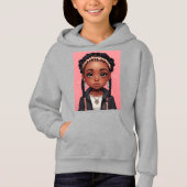 garota negra chibi com tranças (Voorkant)