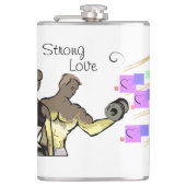Garrafa Amor Forte garrafas Heupfles (Voorkant)