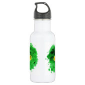 Garrafa de Água com bandeira Imperial Aquarelada Waterfles (Achterkant)