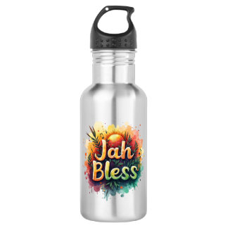 Garrafa de Água Jah Bless - Reggae Vibes Waterfles