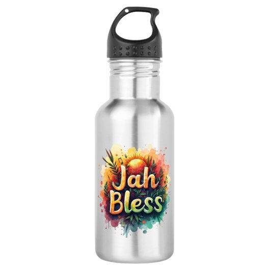 Garrafa de Água Jah Bless - Reggae Vibes Waterfles (Voorkant)