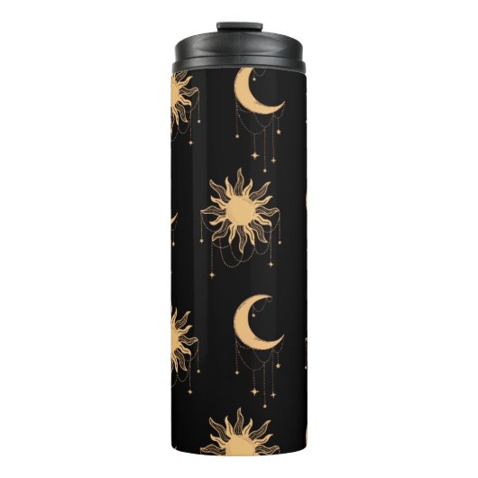 Garrafinha garrafa estampa boho thermosbeker (Voorkant)