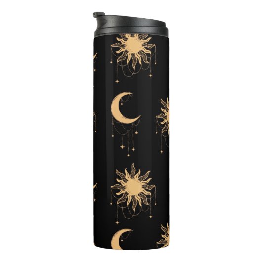 Garrafinha garrafa estampa boho thermosbeker (Geroteerd rechts)