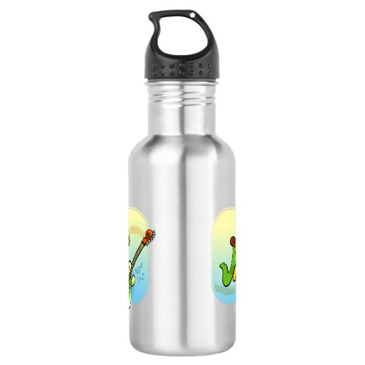 Garrafinha Jacarelvis e amigos Waterfles (Achterkant)