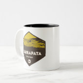 Garrapata State Park California Tweekleurige Koffiemok (Voorkant links)