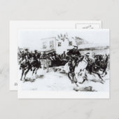 Garret brengt Billy het Kind in, 1880 Briefkaart (Voorkant / Achterkant)