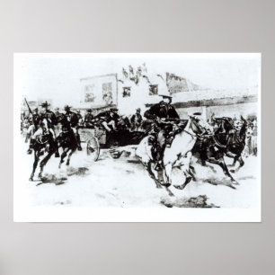 Garret brengt Billy het Kind in, 1880 Poster