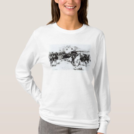 Garret brengt Billy het Kind in, 1880 T-shirt (Voorkant)