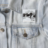 Garret brengt Billy het Kind in, 1880 Vierkante Button 5,1 Cm (In situ)