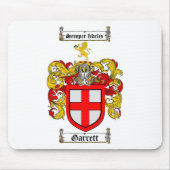 GARRETT FAMILY CREST - GARRETT COAT WAPENS MUISMAT (Voorkant)