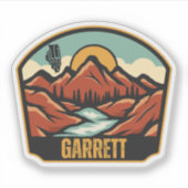Garrett, Illinois Sticker (Voorkant)
