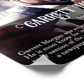 Garrett Morgan Zwart Geschiedenis Maand Klaslokaal Poster (Hoek)