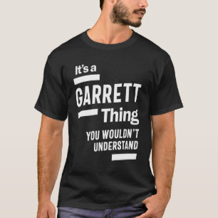Garrett Persoonlijke naam Birthday Gift T-shirt