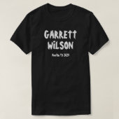 Garrett Wilson Black T-shirt (Design voorkant)