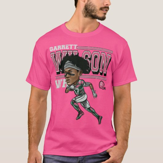 Garrett Wilson New York J Cartoon Star T-shirt (Voorkant)