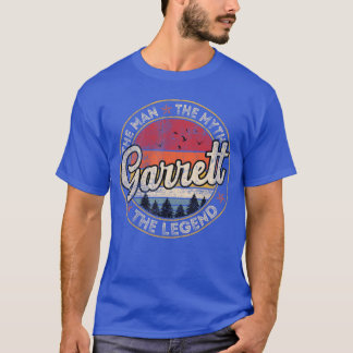 Garretthe Manhe Mythhe Legend Personalized Name fr T-shirt