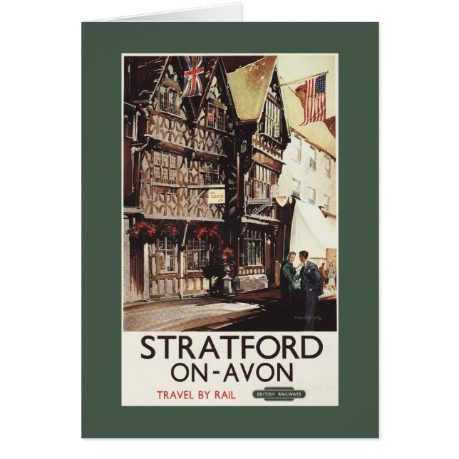 Garrick Inn en Harvard House Rail Poster (Voorkant)