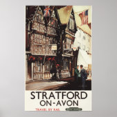 Garrick Inn en Harvard House Rail Poster (Voorkant)