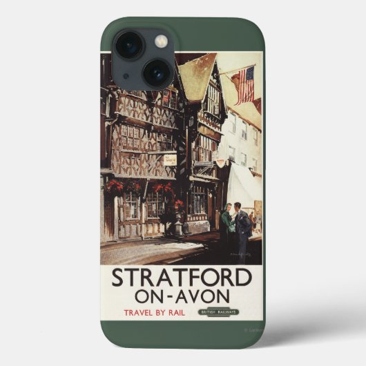 Garrick Inn en Harvard House Rail Poster Case-Mate iPhone Case (Achterkant)