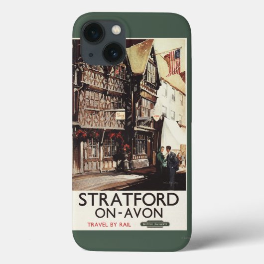 Garrick Inn en Harvard House Rail Poster Case-Mate iPhone Case (Achterkant)