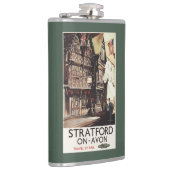 Garrick Inn en Harvard House Rail Poster Heupfles (Rechts)