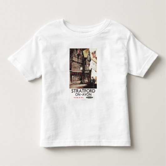 Garrick Inn en Harvard House Rail Poster Kinder Shirts (Voorkant)