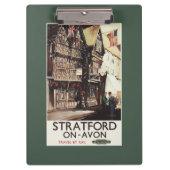 Garrick Inn en Harvard House Rail Poster Klembord (Voorkant)