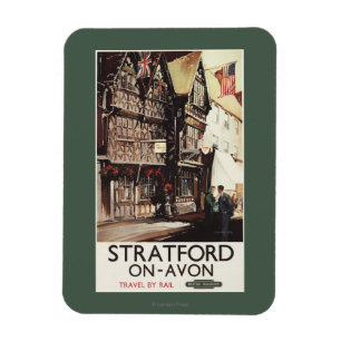 Garrick Inn en Harvard House Rail Poster Magneet