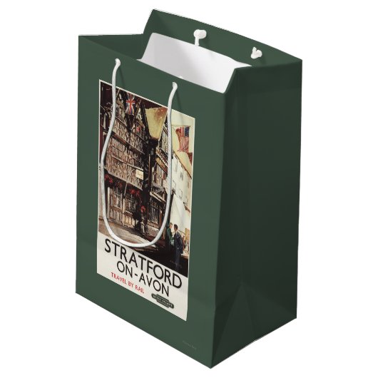 Garrick Inn en Harvard House Rail Poster Medium Cadeauzakje (Achterkant Gekanteld)