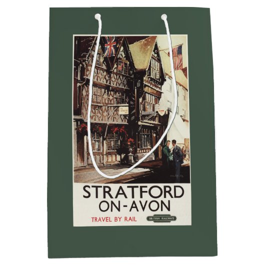 Garrick Inn en Harvard House Rail Poster Medium Cadeauzakje (Voorkant)