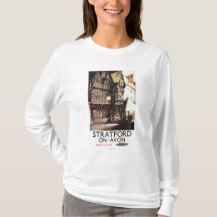 Garrick Inn en Harvard House Rail Poster T-shirt