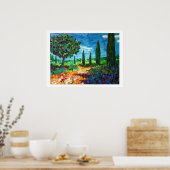 garrigue en Provence Poster (Keuken)