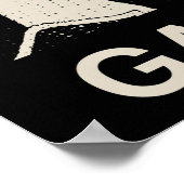 Garrincha  Portrait Poster (Hoek)